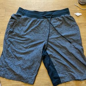 Large Lululemon Grey Athletic Shorts